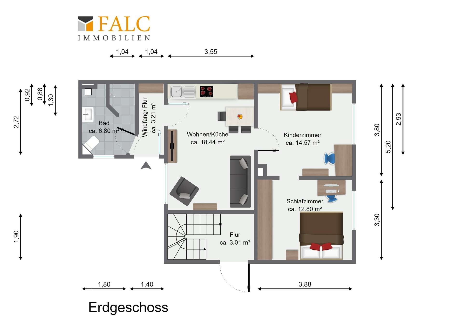 Grundriss Einlieger